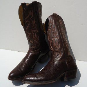 SIZE 10 B. Nokona Western Cowboy Leather Boots.
